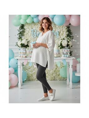 Blanqi Maternity Everyday Leggings Size Large